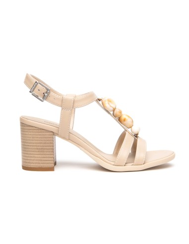 Nero Giardini sandalo in pelle con tacco comodo